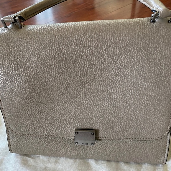 *SOLD*Top handle/ shoulder leather x suede bag - Picture 2 of 7